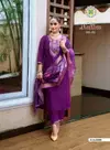 Malhar Vol 6 By Passion Tree Roman Silk Kurti With Bottom Dupatta Wholesale Online